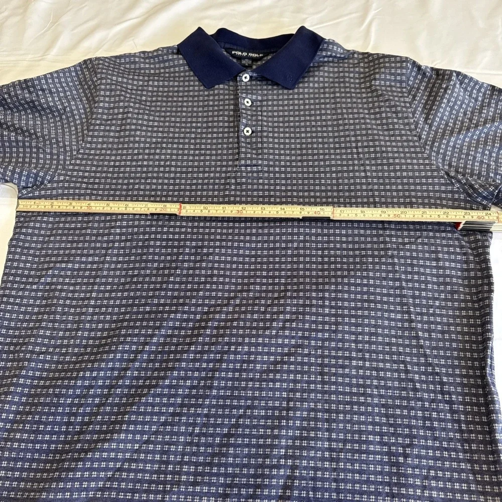 Vintage 90's Polo Golf Ralph Lauren Blue Short Sleeve Shirts Mens XL Cotton